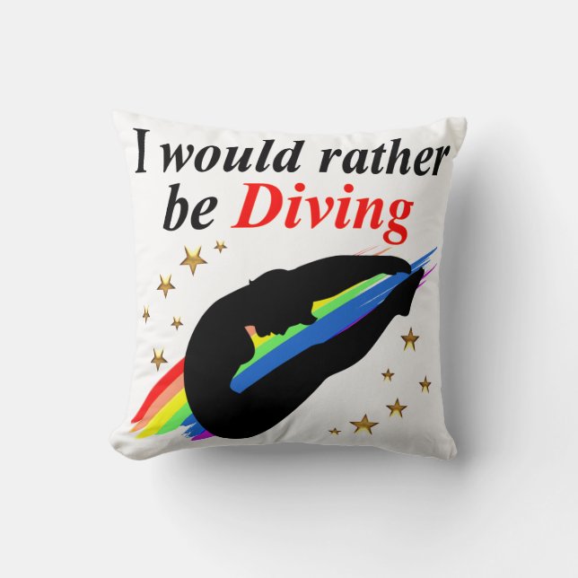 JAG SKULLE I STÄLLET VARA DIVVERGIRL DESIGN KUDDE (Framsida)