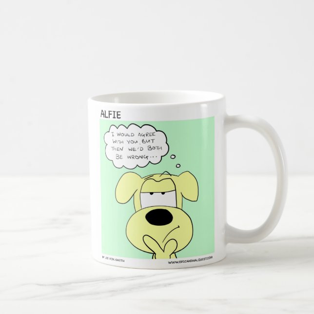 Jag skulle instämm med dig, men därefter skulle vi kaffemugg (Höger)