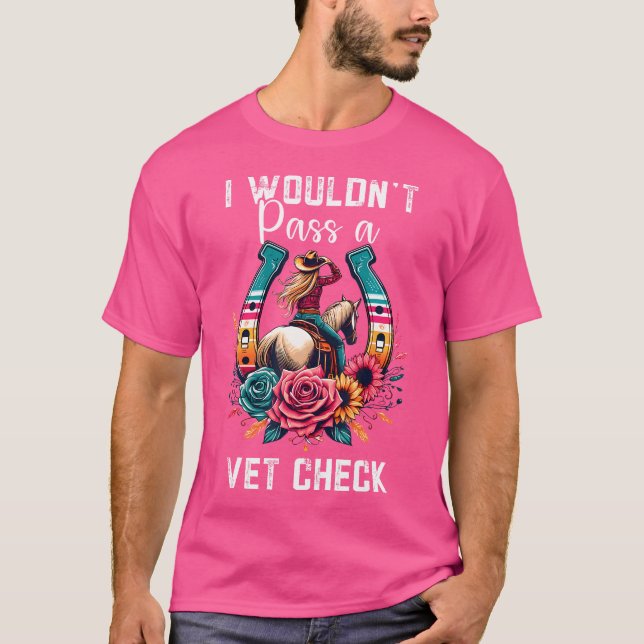 Jag skulle inte klara en Vet Check Funny Equestria T Shirt (Framsida)