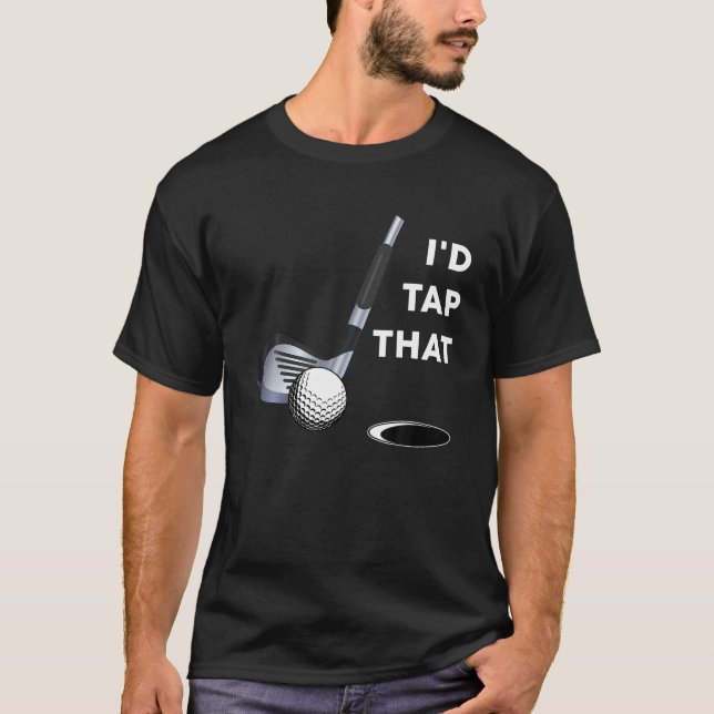 Jag skulle klappa den där vackra Golf Boll Tee Shi (Framsida)