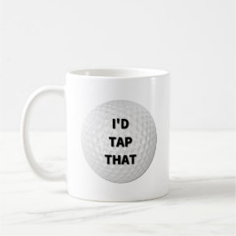Jag skulle klappa golf kaffemugg