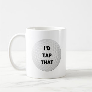 Jag skulle klappa golf kaffemugg