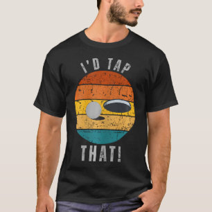 Jag skulle knulla det roliga golfande sarkastiska t shirt