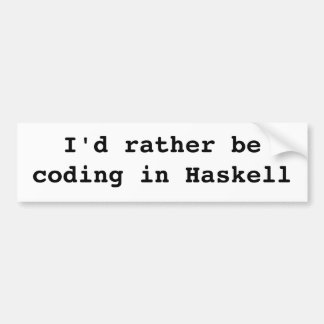 Jag skulle kodifierar ganska i Haskell Bildekal