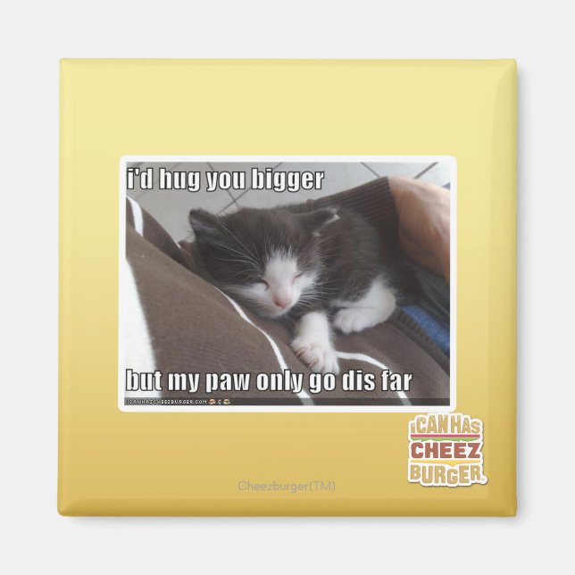 Jag skulle krama dig större magnet (Framsidan)