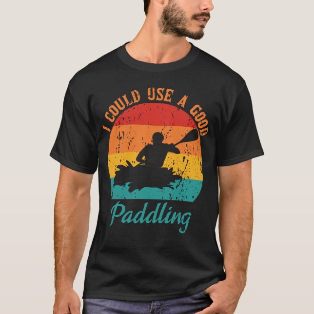 Jag skulle kunna Använda en Bra Paddling Retro Kay T Shirt (Framsida)