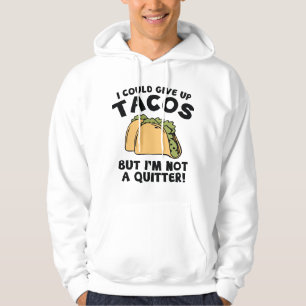 Jag skulle kunna Ge upp taktiken Hoodie