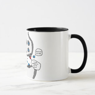 Jag skulle kunna motarbeta dig mugg