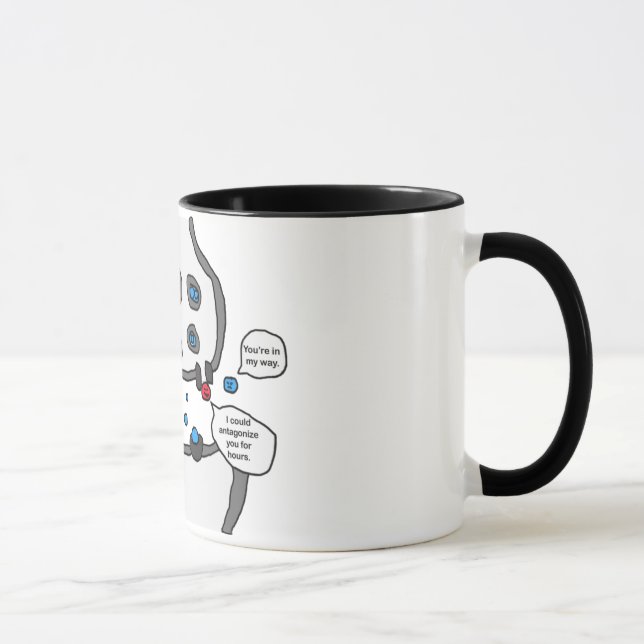Jag skulle kunna motarbeta dig mugg (Höger)