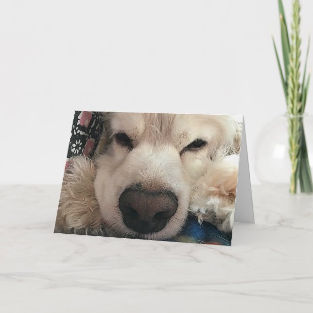 JAG SKULLE KUNNA "SE DIG" FÖR DIN BIRTHDAY KORT (Framsida)