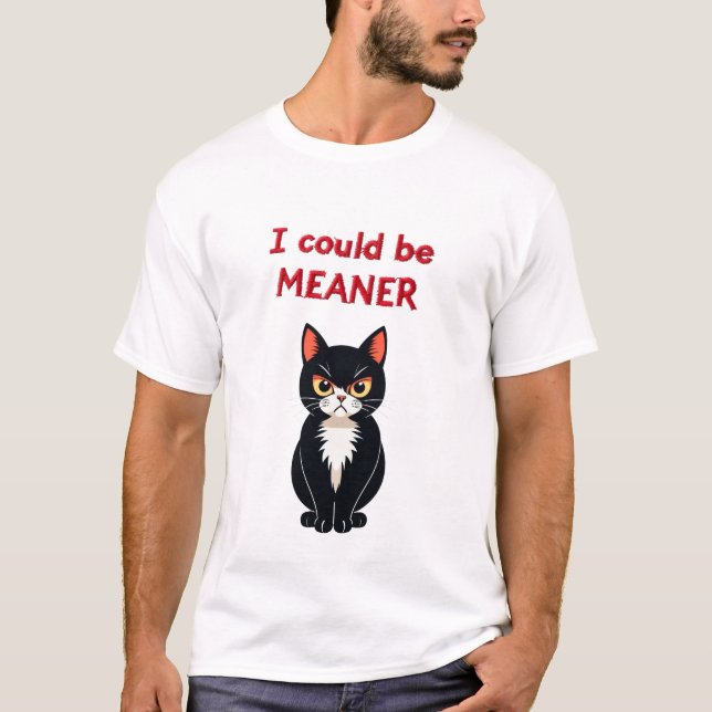 Jag skulle kunna vara "Cat" T Shirt (Framsida)