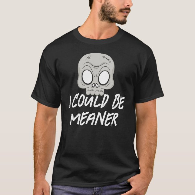 Jag skulle kunna vara elak t shirt (Framsida)