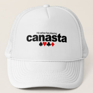 Jag skulle leker ganska Canastahatten - välj färg Truckerkeps