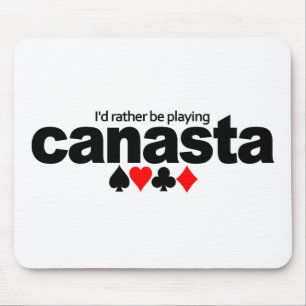 Jag skulle leker ganska Canastamousepad Musmatta