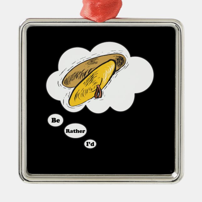 jag skulle leker ganska Cymbals Julgransprydnad Metall (Framsidan)