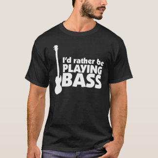 Jag skulle leker ganska den bas- T-tröja Tee