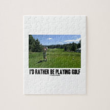 Jag skulle leker ganska Golf (golfaren på