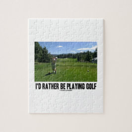 Jag skulle leker ganska Golf (golfaren på Pussel