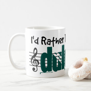 Jag skulle leker ganska min cymbal kaffemugg