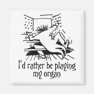 Jag skulle leker ganska mitt organ magnet