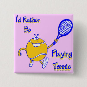Jag skulle leker ganska tennis knapp