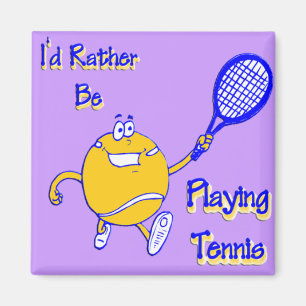 Jag skulle leker ganska tennis magnet