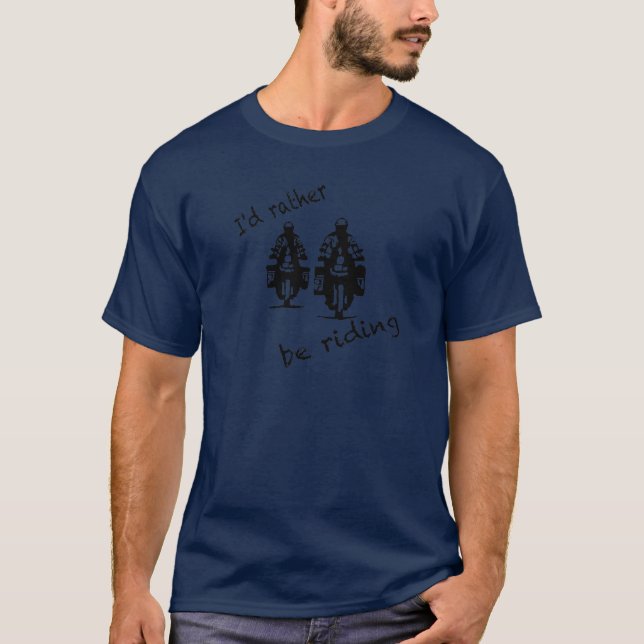 Jag skulle rider ganska t-shirt (Framsida)