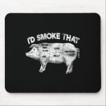 Jag skulle röka den där fina Bbq Smoker Vintage Gr Musmatta<br><div class="desc">Jag skulle röka den där fina Bbq Smoker Vintage Gris Kött Älskare 1</div>