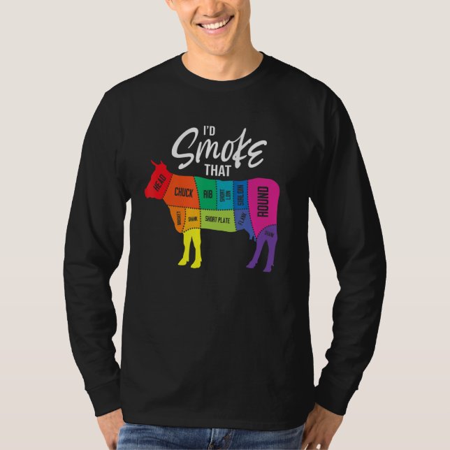 Jag skulle röka den där nötköttskålen griller Pitm T Shirt (Framsida)