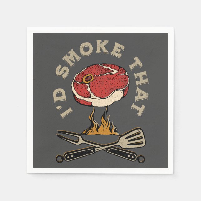 Jag skulle röka det pappersservett (Framsidan)