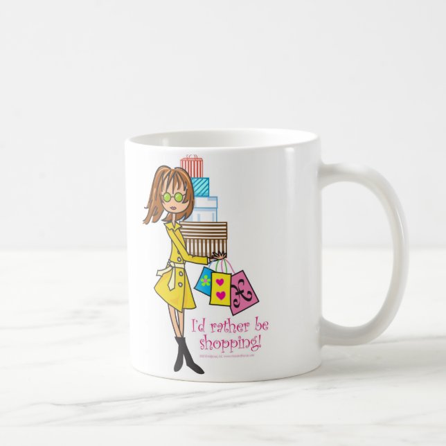 Jag skulle shoppar ganska muggen kaffemugg (Höger)
