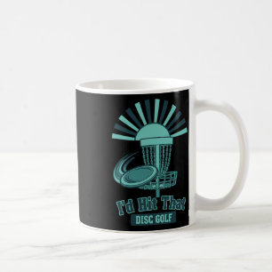 Jag skulle slå den Disc Golf Roliga Disc Golf-spel Kaffemugg