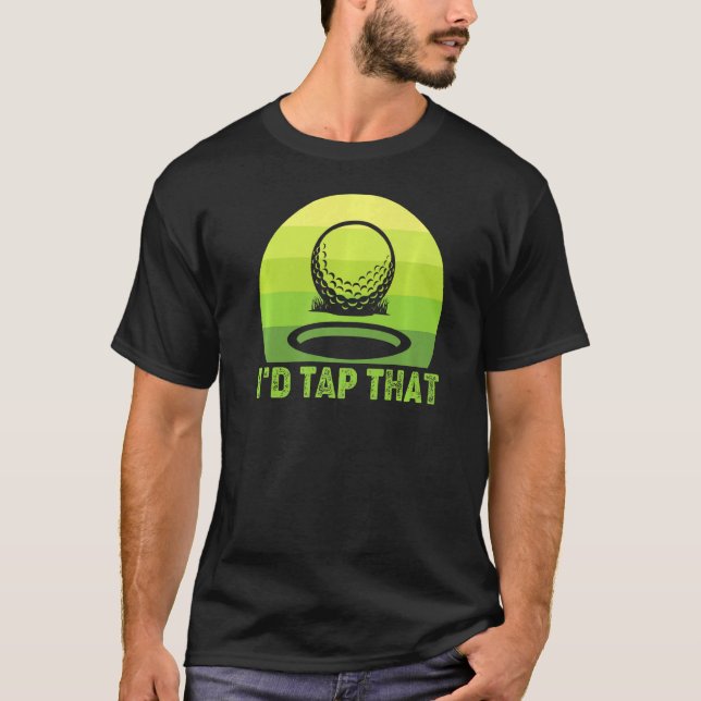 Jag skulle slå Golf 4 T Shirt (Framsida)