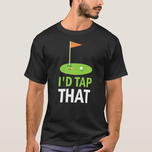 Jag skulle slå Golf 6 T Shirt (Framsida)