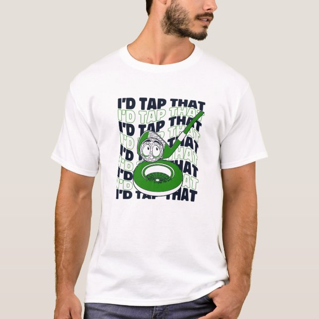 Jag skulle slå Golfer Golfing Legend Player Pro Go T Shirt (Framsida)