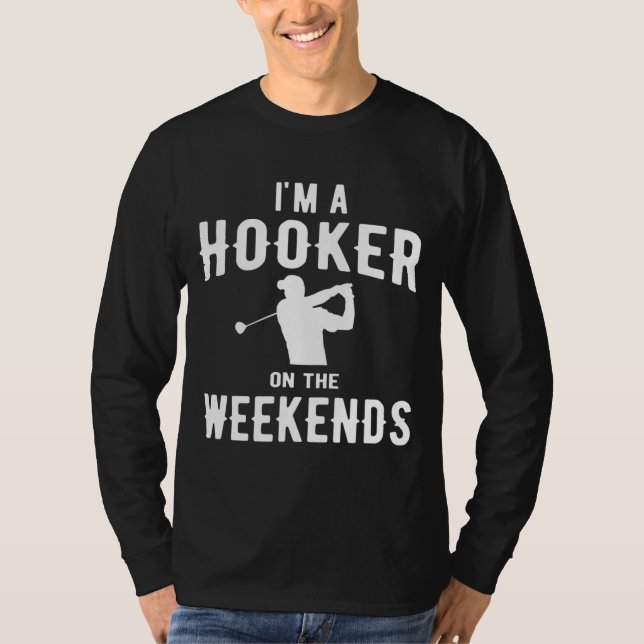 Jag skulle slå Sarcasm Gag Funny Best Golf Joke Fa T Shirt (Framsida)