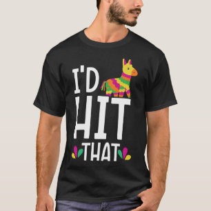 Jag skulle Slått att Mexiko Pride Mexikanska festi T Shirt