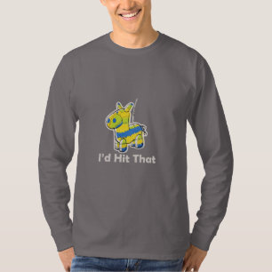 Jag skulle slått, att roligt t shirt