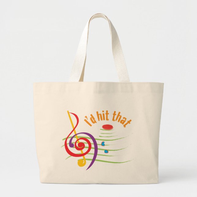 Jag skulle slått att (sopraner) jumbo tygkasse (Framsidan)