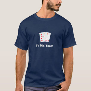 Jag skulle slått att! Svart jackutslagsplats T-shirt