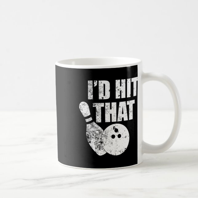 Jag skulle Slått den där konstiga Bowling-citatet  Kaffemugg (Höger)