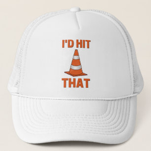 Jag skulle slått den lustiga autokross orange cone keps