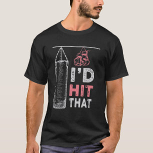 Jag skulle Slått det - Coola Boxer Slår Bag Boxing T Shirt