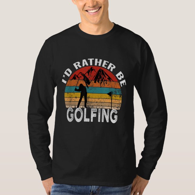 Jag skulle Slått skivgolf T Shirt (Framsida)