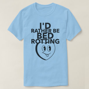 JAG SKULLE SNARARE VARA BED ROTTING T SHIRT