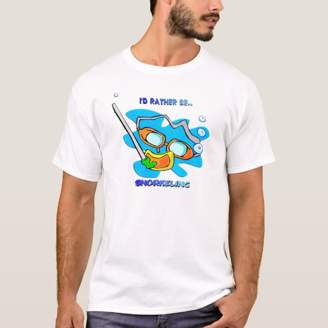 Jag skulle Snorkeling ganska Tröja (Framsida)