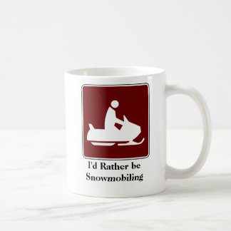 Jag skulle Snowmobiling ganska kaffemuggen Kaffemugg