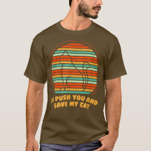 Jag skulle Spara min kattvänner Cat Lover Buddy Ki T Shirt