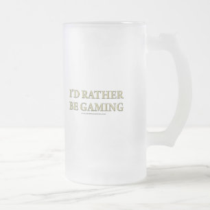 Jag skulle spelar ganska frostat ölglas
