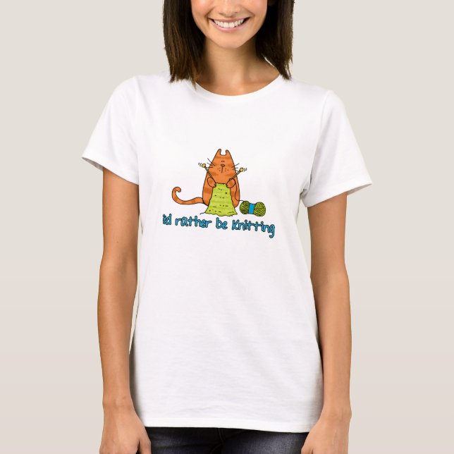 jag skulle sticker ganska tee shirt (Framsida)